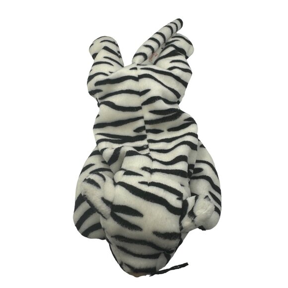 Ty Beanie Baby Blizzard The White Tiger Plush Toy - Picture 4 of 7